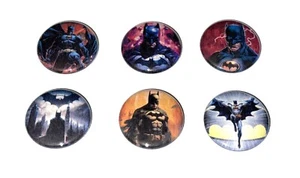 1" SET 6 DC BATMAN COMICS ANSTECKNADEL BADGE BUTTONS PINS PINBACK [P638] - Bild 1 von 2