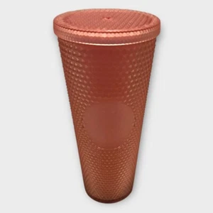 Venti con borchie Starbucks 2022 San Valentino Soft Touch 24 oz. Bicchiere rosa senza cannuccia - Foto 1 di 6