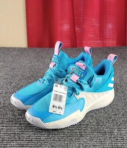 adidas Dame Certified EXTPLY 2.0 Signal Cyan Hogh Top Mid Sneakers NWT - Picture 1 of 10