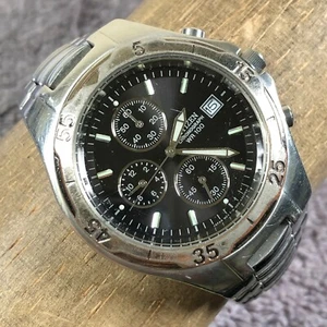 Citizen Men 0510-K002249 Formal Chronograph Silver Tone 39mm Quartz Watch 7 1/2" - Picture 1 of 13