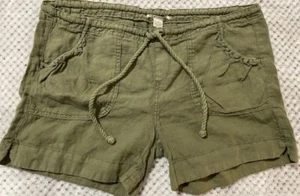 Women's Lucky Brand Linen Shorts size M - Picture 1 of 6