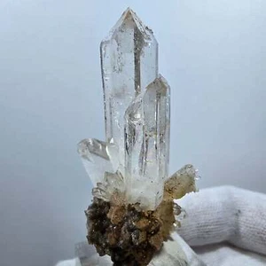 Phantom Rauchquarz DT Zepter, UV Calcit Valentine Pocket Goboboseb Namibia - Bild 1 von 15