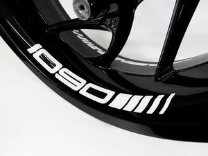 Motorcycle rim bed lettering sticker white compatible for KTM 1090 Adv. + R - Picture 1 of 4