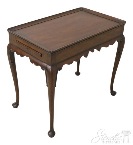 F58842EC: KITTINGER Colonial Williamsburg Mahogany Tea Table Cover