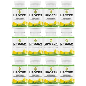 Lipozem Advanced Dietary Pills to Support Weight Loss and Gut Health - 12 Pack - Picture 1 of 3