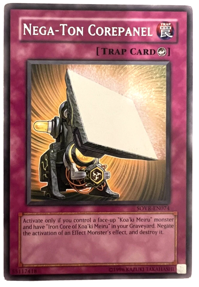 YuGiOh! - Nega-Ton Corepanel - Rare - Image 1 of 1