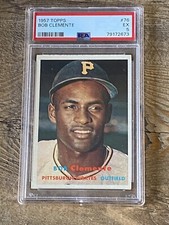 1957 Topps Baseball PSA 5 Roberto Clemente HOF 