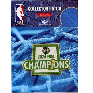 2024 NBA Finals Champions Boston Celtics Official Patch Sublimated Embriodered - Picture 1 of 3