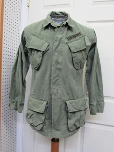 Vietnam Era US Jungle Jacket Shirt Tropical Coat 1969 OG 107 XSmall Regular - Picture 1 of 24