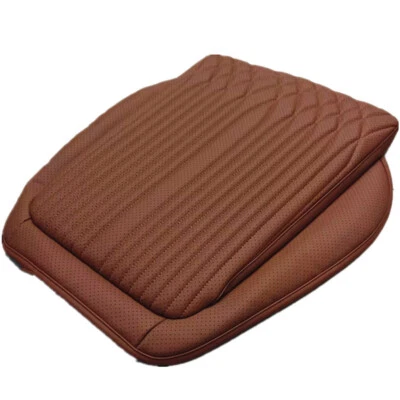 Car Seat Cushion Non-slip Support Pad Cover PU Leather Vehicle SUV Seat Mat Pad - Image 1 of 4