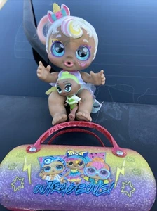 Kindi Kids Dress Up Magic Baby Sister 8" Doll, Face Paint. Big Eyes. Toys Chubby - Picture 1 of 14