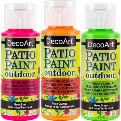 Outdoor Acrylic Paints Decoart Patio Paint - Indoor and Outdoor craft paints