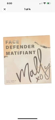 Mally XO Face Defender Matifiant .46 oz 13 g tamaño completo con esponja universal nuevo en caja Foto 1 de 4