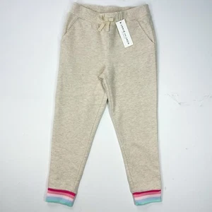 NEW! Janie And Jack Girls 6 Sweatpants Pants Stripe Trim Jogger - Picture 1 of 5