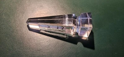 Ancien thermomètre en cristal - Photo 1/4