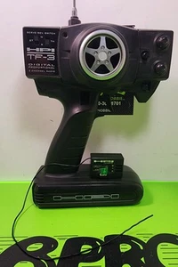 Vintg HPI TF3 DIGITAL PROPORTIONAL 2 CH RADIO W/HPI RX RF-3 USED UNTESTED - Picture 1 of 6