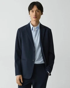 Theory Clinton Blazer Men's 44 in Precision Ponte Navy Blue Performance EUC  - Picture 1 of 20