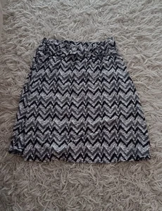 Robert Louis Skirt Women's Black, White & Gray SZ XL - Picture 1 of 4