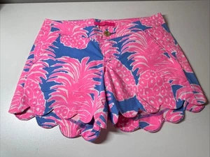 Lilly Pulitzer Pink Floral 5” Buttercup Stretch Short SZ 00 - Picture 1 of 7