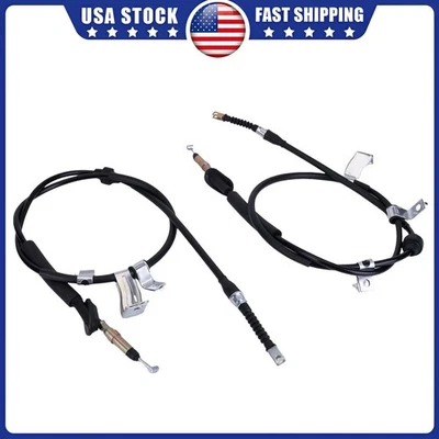 2PCS FOR ACURA INTEGRA 1994-1998 HONDA CIVIC 1992-2000 REAR PARKING BRAKE CABLE - Image 1 of 4