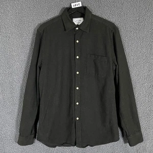 Portuguese Flannel Brushed Flannel Button Up Long Sleeve Shirt - Men's Size M - Picture 1 of 9