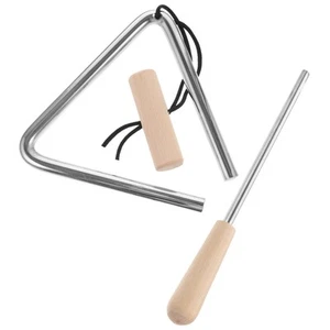 Triangle Iron Tinking Aidss Bambino Strumenti Musicali Per Bambini - Foto 1 di 12