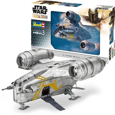 Revell 06781 Star Wars: The Mandalorian Razor Crest™ (Din Djarin) 1:72 Scale Unb - Image 1 of 4