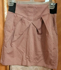 Divided by H&M Minirock schwarz rosa gepunktet Gummibund Gr. 2 - Bild 1 von 7