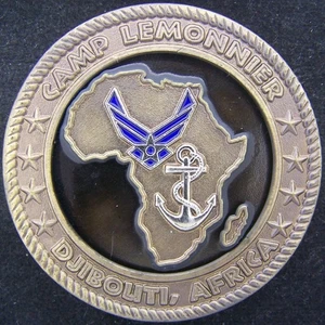 Moneda Desafío África Camp Lemonnier Djibouti - Imagen 1 de 2