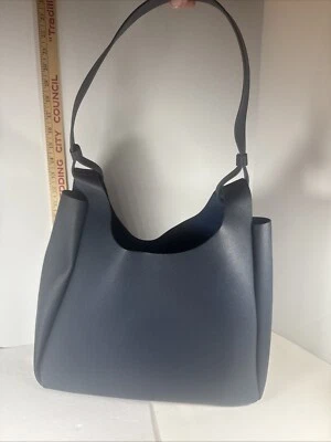 NUEVO Neiman Marcus Bolso de Hombro Hobo Cartera Bolso Azul Marino Grande Foto 1 de 4