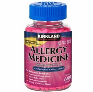 Kirkland Signature? Allergy Medicine 25 mg 600 Minitabs