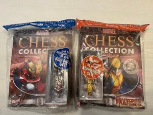 Marvel Chess Collection X 2 Brand New And Sealed Wolverine #3 Iron Man #2 - Imagen 1 de 8
