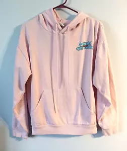 Vintage 90s Size Small Pinky and the Brain Hoodie Sweatshirt Animaniacs Pink - Picture 1 of 9