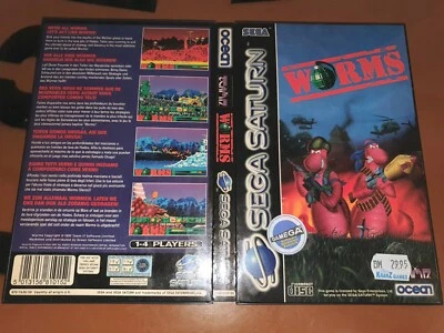 ## Sega Saturn - Worms - Top / Cib ## - Image 1 of 2