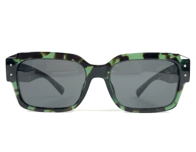 Gafas de sol Dolce & Gabbana DG4460-F 3432/87 verde habana ajuste asiático con lentes grises Foto 1 de 4