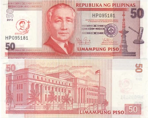 Commemorative Saint Pedro Philippines 2013 50 Peso Piso P215 UNC P 215 - Picture 1 of 1