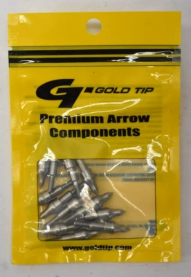 Gold Tip Premium Arrow Components EZ Pull Field Points .246 Or 5/16" Dia 12 Pack