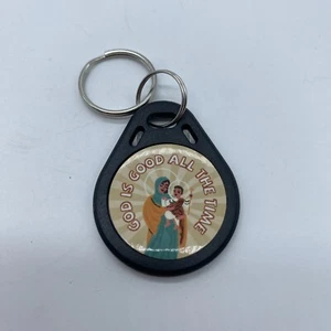 Daily Bible Verse Keychain Backpack Purse Keys iPhone Android Christian God - Picture 1 of 2