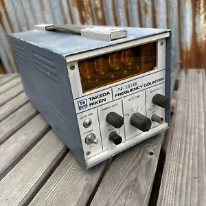 TAKEDA RIKEN TR-3824X NIXIE RÖHRENFREQUENZZÄHLER - FUNKTIONIERT - Bild 1 von 7