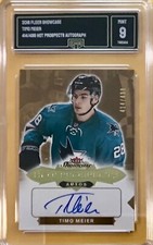 2016 FLEER SHOWCASE PROSPECTS - AUTO - TIMO MEIER - ROOKIE - GMA 9 Mint #414/499