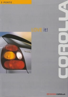 BROCHURE TOYOTA Corolla 3 porte - Love It! - 09/1997 - Italian - Immagine 1 di 4