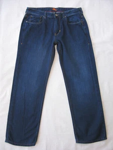 Tommy Bahama Cayman Island Relaxed Straight Jean Men Sz 34 x 28 Blue Distressed - Picture 1 of 9
