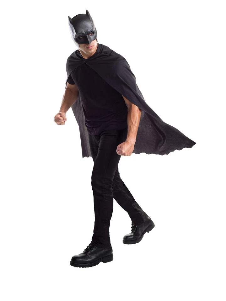 Batman Cape Mit Maske Erwachsene Superheld Kostüm DC Comic - Bild 1 von 1