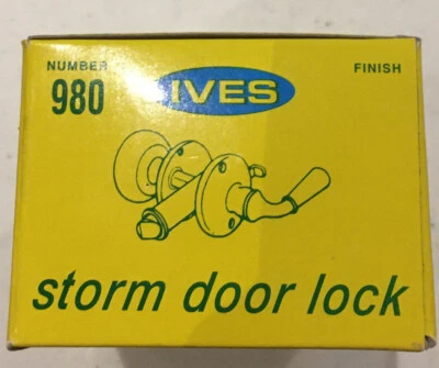 Cerradura de puerta IVES Storm #980 B26D plateada Foto 1 de 4