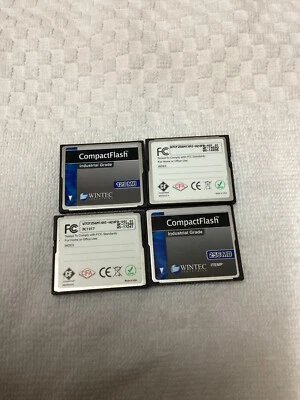 WINTEC  256MB CF Compact Flash memory card LotOf 4 - Image 1 of 2