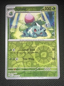 Ivysaur 002/165 Pokemon Sv: Scarlet & Violet 151 Reverse Holo - Bild 1 von 2