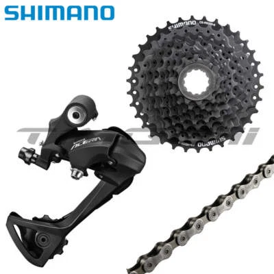 Shimano Acera T3000 1×9 Speed Rear Groupset RD-T3000 Derailleur HG200-9 HG53 - Image 1 of 4