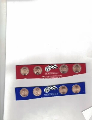2009 P&D Lincoln Bicentennial Cents from US Mint Set. 95% Copper-Satin Finish - Image 1 of 2