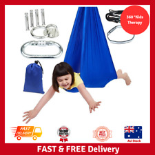 Kids Therapy Hammock Sensory Swing Indoor Outdoor Toys Durable with Hardwares