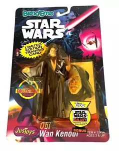 Star Wars Bend Ems Obi-Wan Kenobi 7 Inch Vintage Bendable Figure JusToys 1993 - Picture 1 of 14